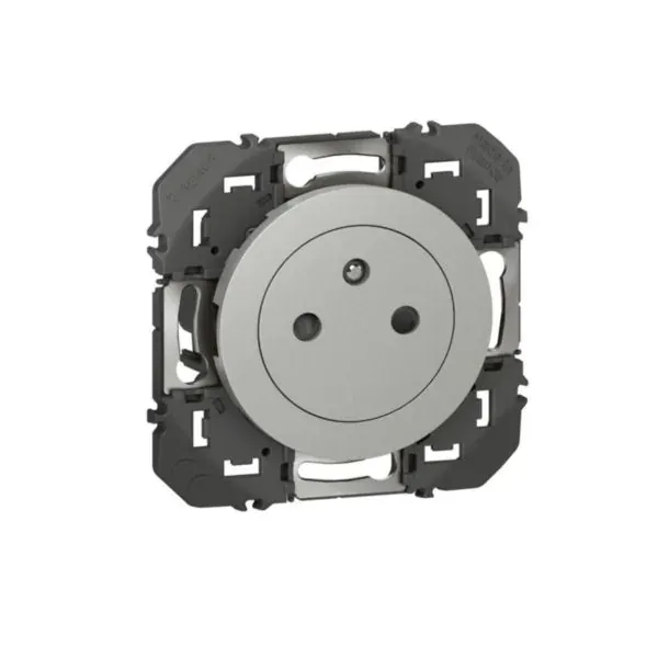 Prise de courant 2P+T Surface dooxie 16 A finition alu — image 1