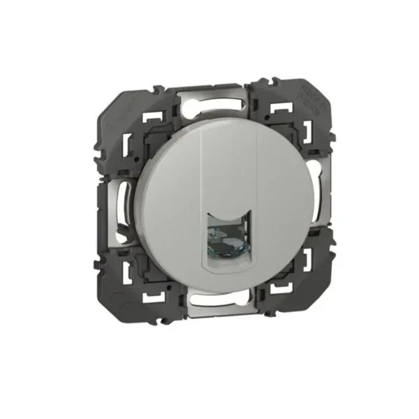 Prise RJ45 Cat6 STP dooxie finition alu — image 1