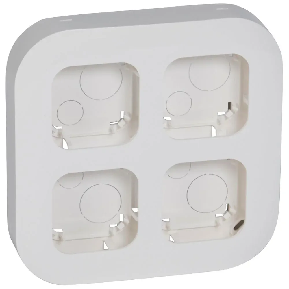 Poste de travail saillie — 4 postes — IP2X — blanc Forix — image 1