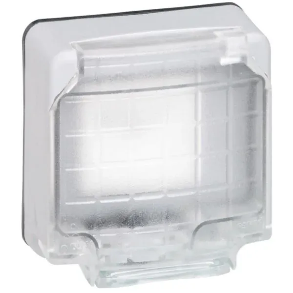 Adaptateur Mosaic — 1 rangée × 2 modules — IP66 IK08 — image 1