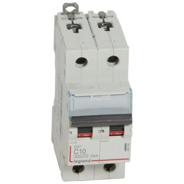 Disjoncteur DX³ 6000 — 2P 10 A courbe C — 10 kA — image 1