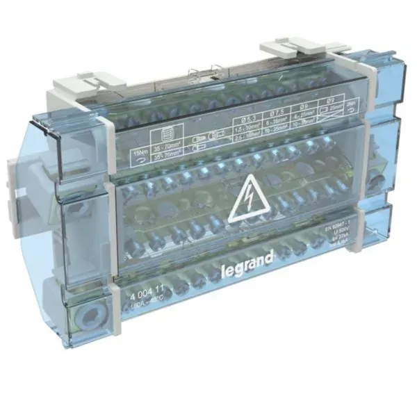 Répartiteur modulaire Legrand 4P 160 A — 14 départs — 10 modules — image 1