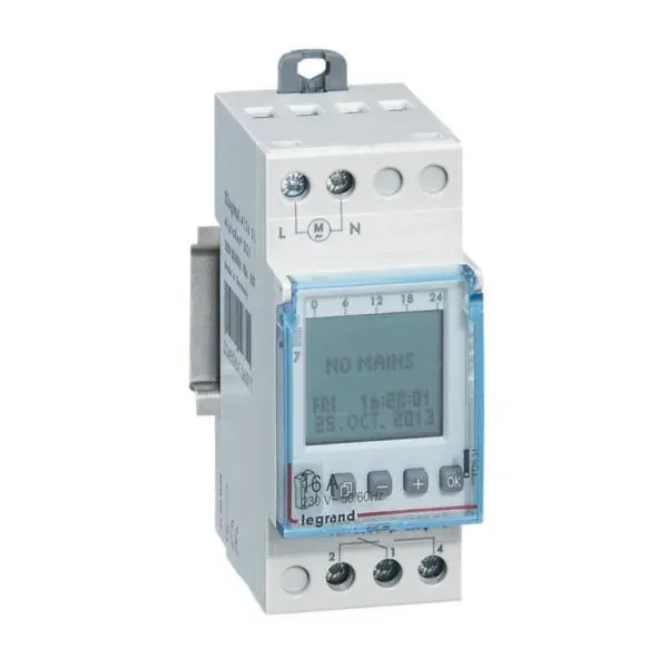 Interrupteur horaire digital — 1 sortie 16 A 250 V — 2 modules — image 1