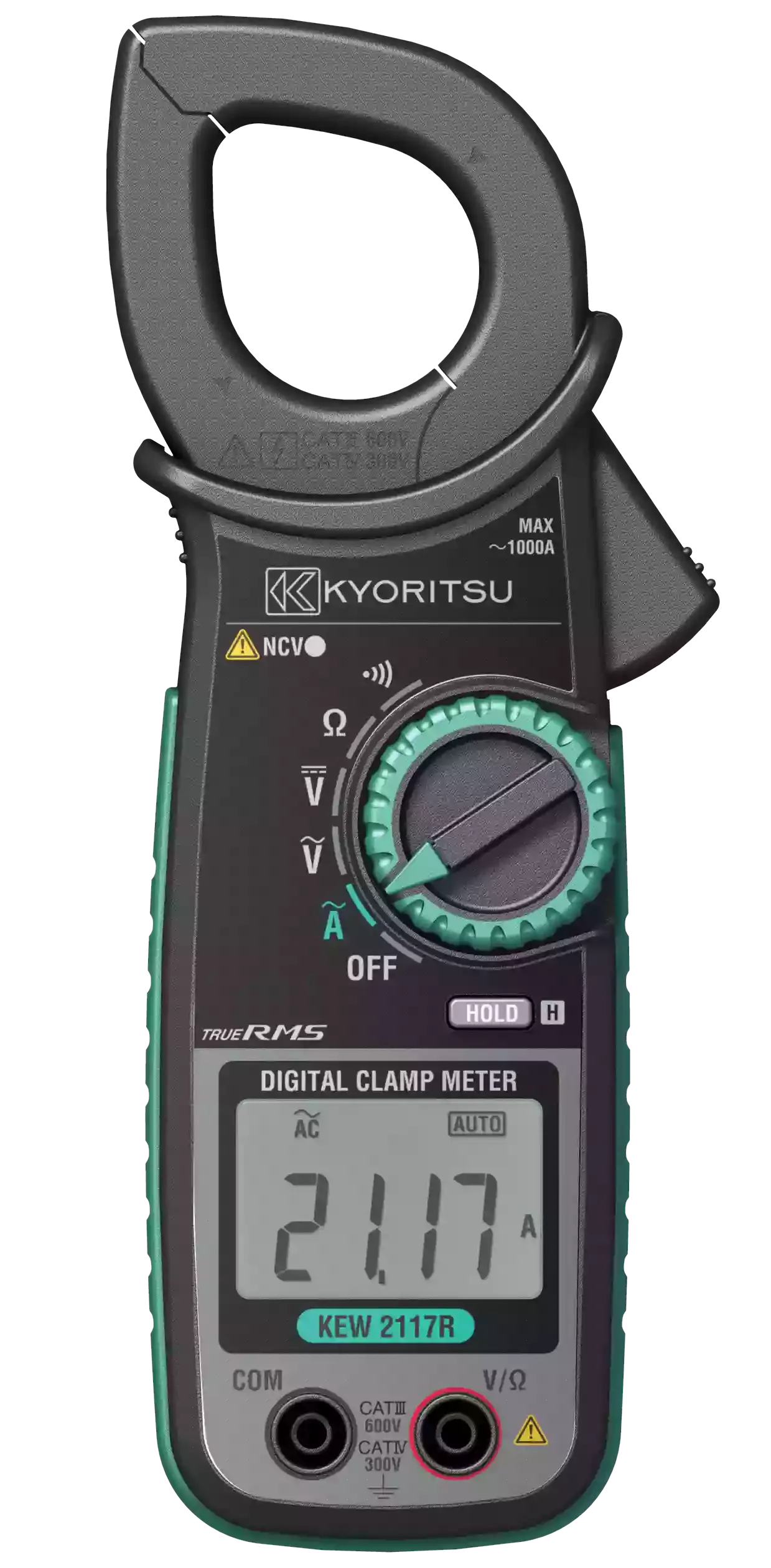 Pince ampèremétrique numérique True RMS — AC 1000 A — mâchoire Ø 33 mm — CAT IV 300 V / CAT III 600 V — image 1