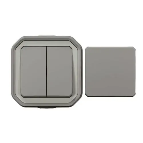 Transformeur réversible Plexo saillie gris — IP55 IK08 — image 1