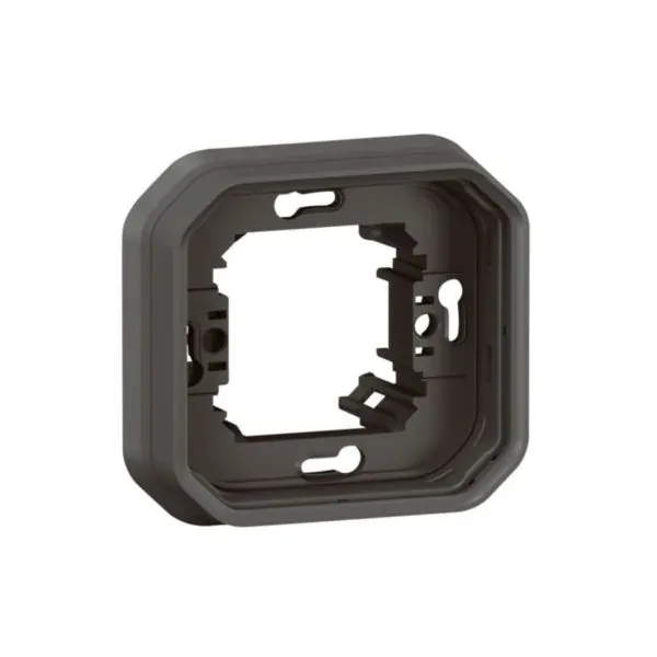 Support de plaque encastré 1 poste — IP55 — anthracite — image 1