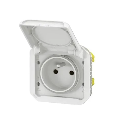Prise 2P+T 16 A 250 V à éclips — IP55 IK08 — image 1