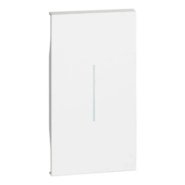Enjoliveur commande d’éclairage 2 modules blanc (gamme Living Now) — image 1