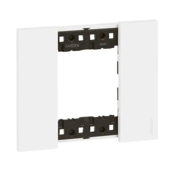 Plaque 2 modules blanc (Collection Blancs) (gamme Living Now) — image 1