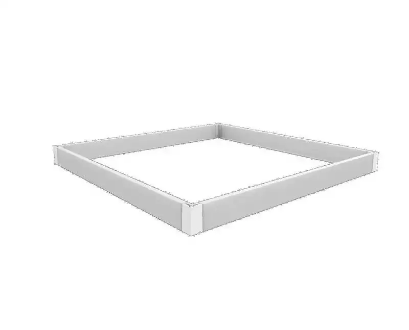 Cadre saillie en kit — dalle LED Caracas — 60 × 60 cm — aluminium — image 1