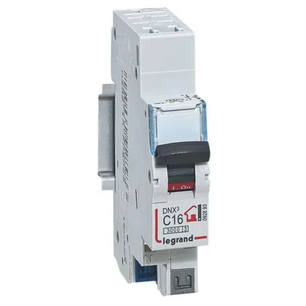 Disjoncteur modulaire 1P+N 16 A 3 kA — bornes automatiques — image 1