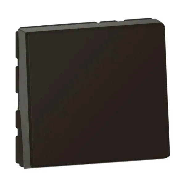 Interrupteur va-et-vient 10 AX — 1 rangée × 2 modules — noir mat — image 1