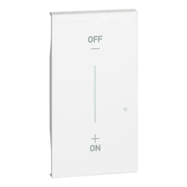 Enjoliveur pour variateur connecté — 2 modules blanc (gamme Living Now) — image 1