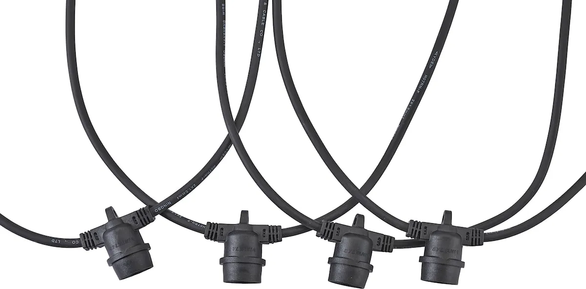 Guirlande guinguette Sylvania YourHome Festoon E27 — 12 m — sans ampoules — image 1