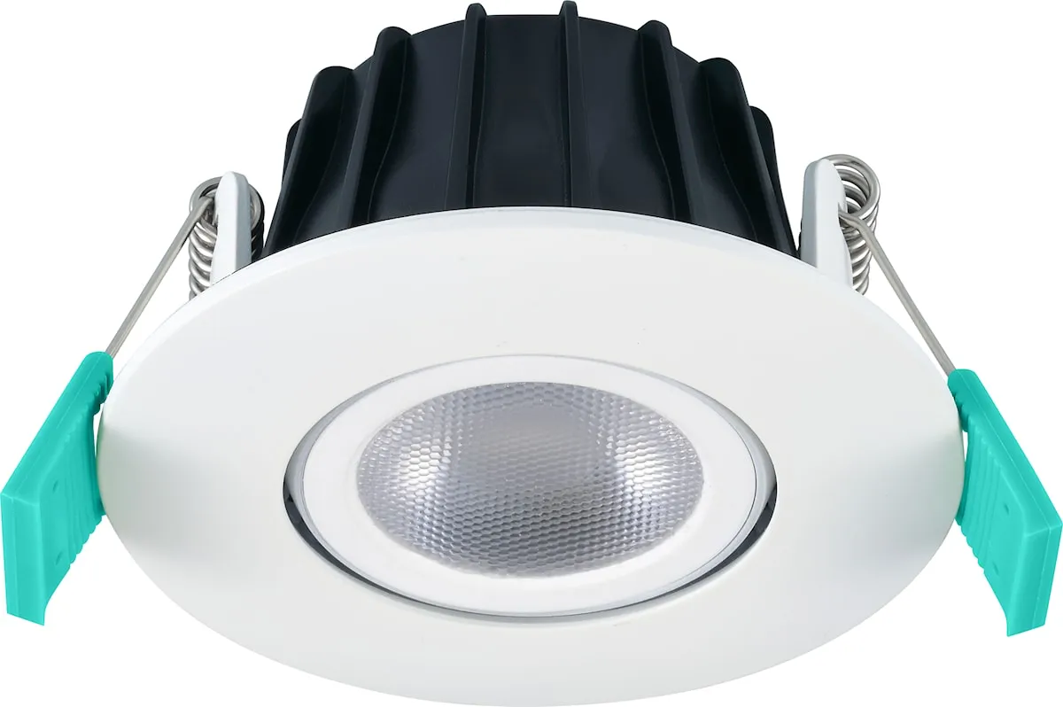 Spot LED encastré orientable IP65 — 5,4 W — 550 lm — CCT 2700/3000/4000 K — gradable — blanc — image 1