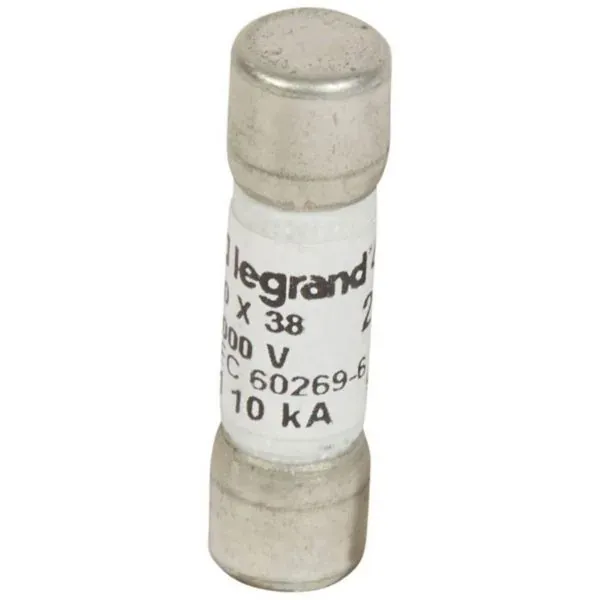 Fusible cylindrique 10×38 mm 1000 V= 20 A GPV — image 1