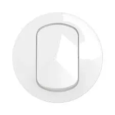 Enjoliveur Céliane — interrupteur/va-et-vient — IP44 — blanc — image 1