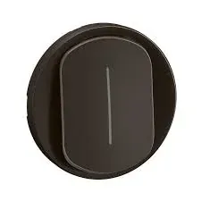 Enjoliveur pour interrupteur/va‑et‑vient à témoin noir (gamme Céliane) — image 1