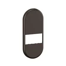 Enjoliveur prise rasoir noir (gamme Céliane) — image 1