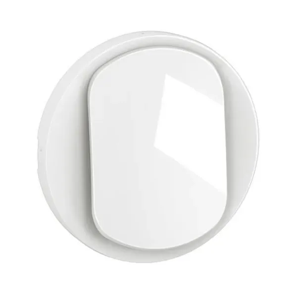 Enjoliveur va-et-vient / poussoir — blanc — Céliane — image 1