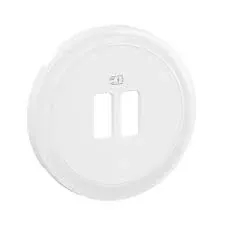 Enjoliveur chargeur USB — compatible simple et double — blanc Céliane — image 1