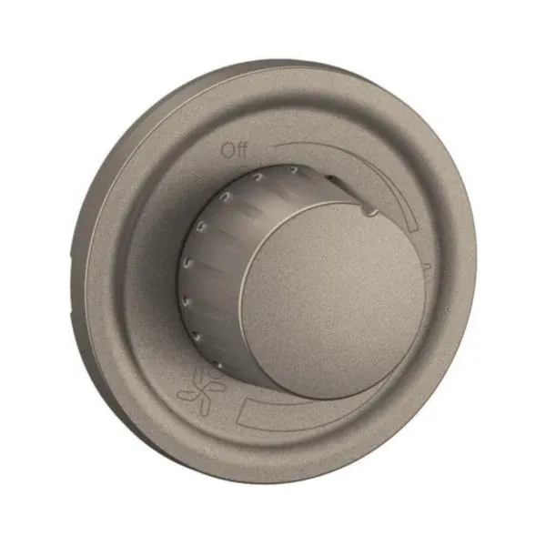 Enjoliveur variateur ventilateur plafond — titane — gamme Céliane — image 1