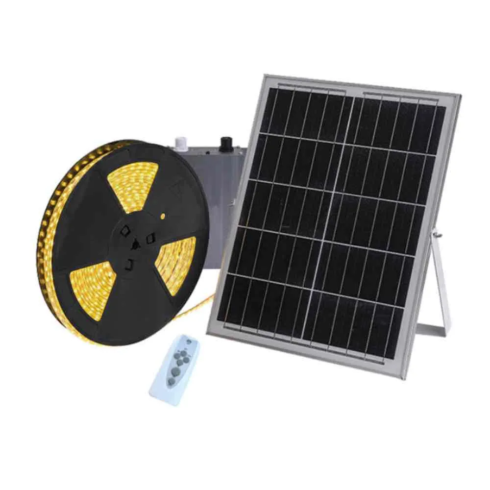 Bandeau LED solaire sécable 20 m — 2700 K — 4 modes — IP65 — IK07 — image 1