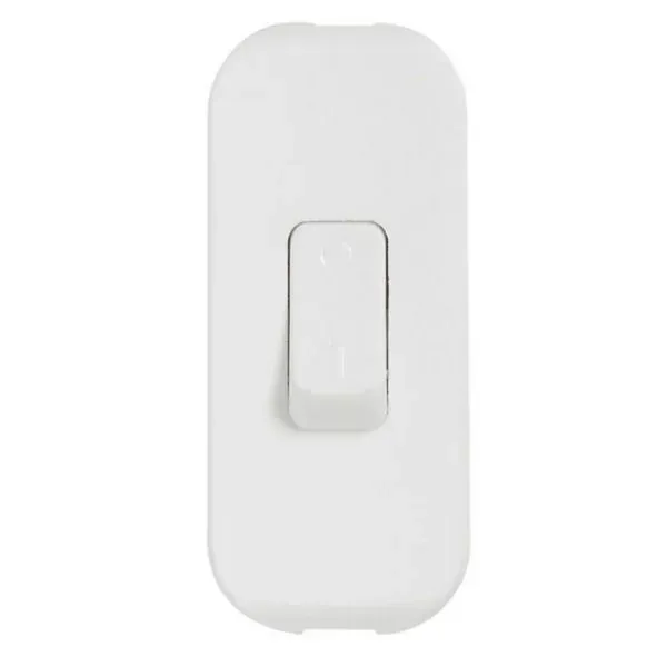 Interrupteur à bascule 2 A 250 V~ — coupure bipolaire — blanc — image 1