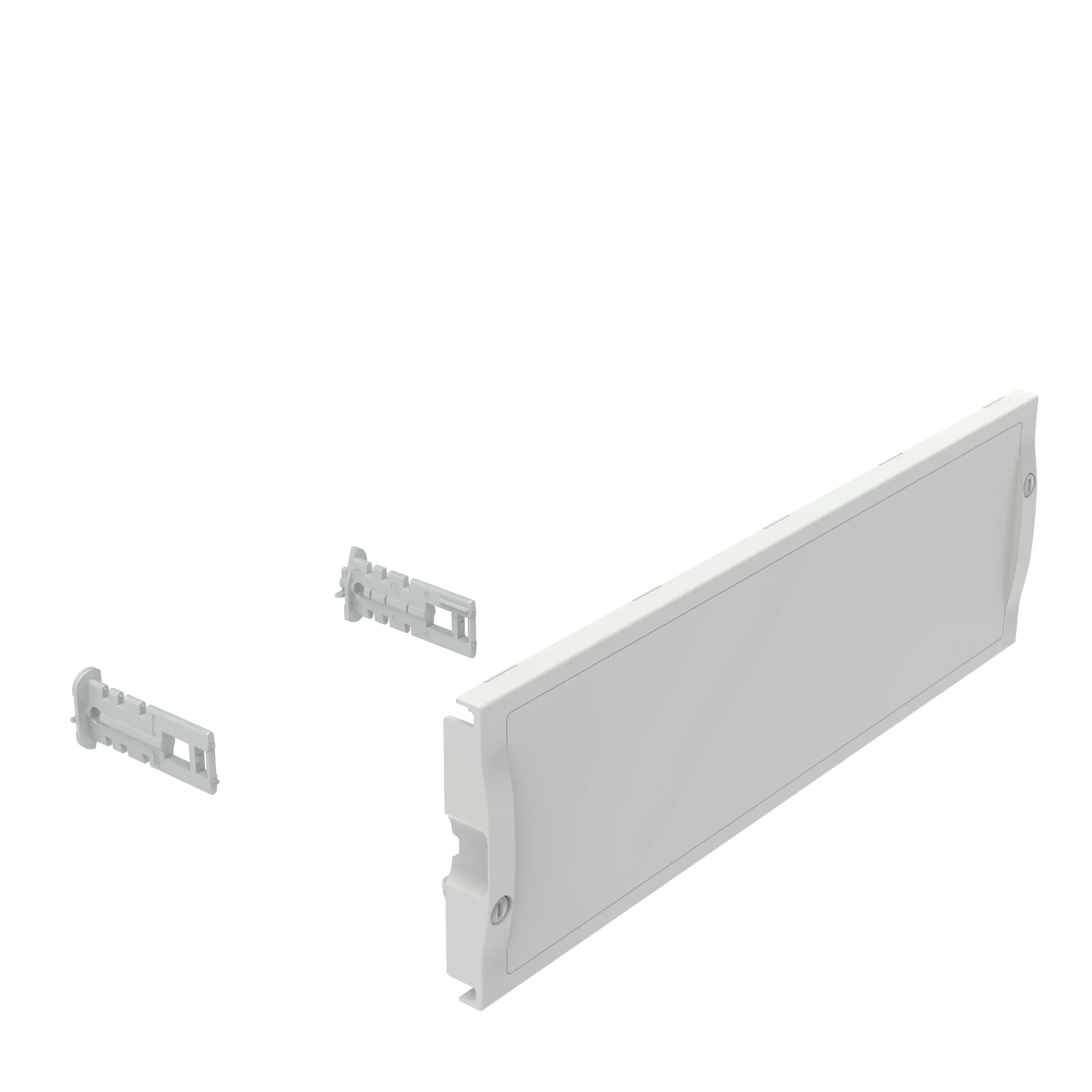 Plastron plein — H150 × L800 mm — montants plastique — image 1