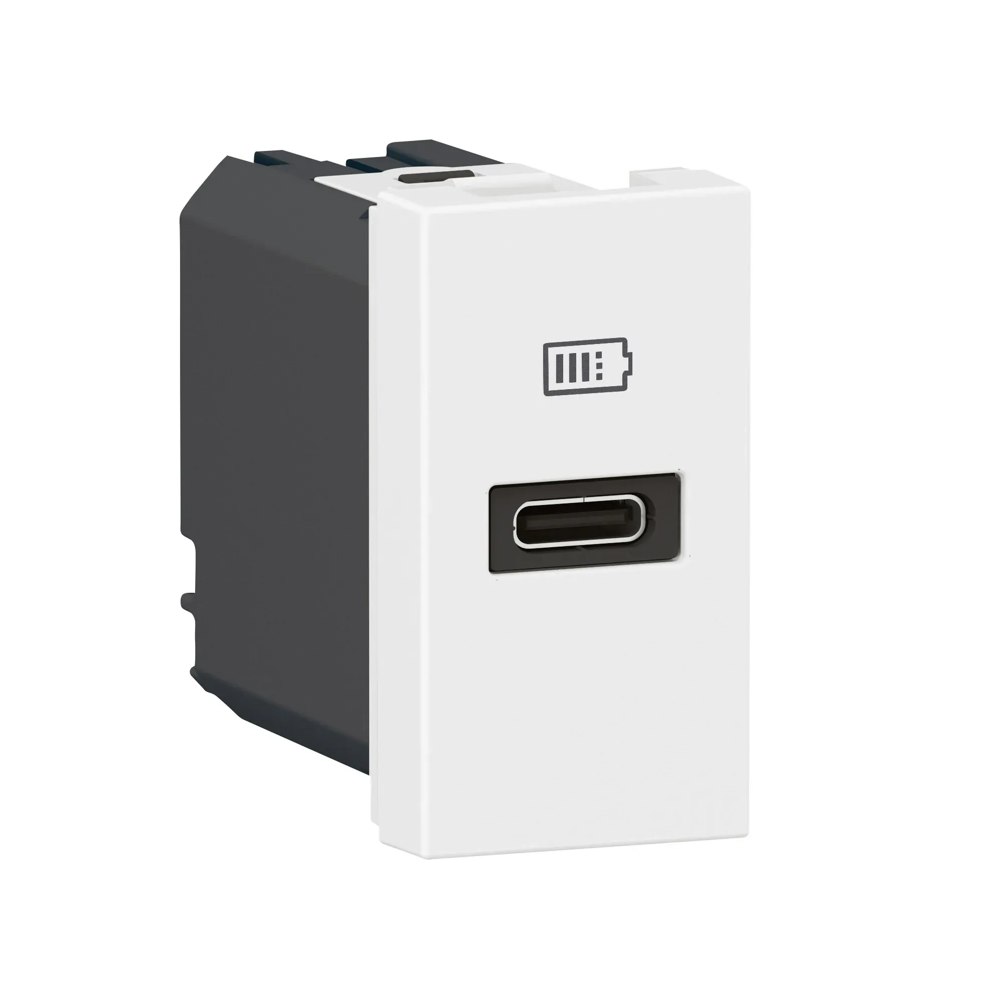 Prise USB type-C Power Delivery — Mosaic — 1 module — 20W — blanc — image 1