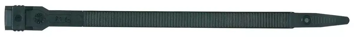 Collier électricien noir UV — 9 × 380 mm — sachet de 25 — image 1