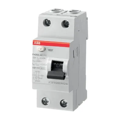 Interrupteur différentiel 2P — 25 A — 300 mA — type AC — bornes à vis — image 1