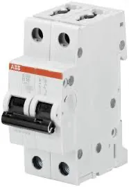 Disjoncteur modulaire 2P 16 A — courbe C — 6/10 kA — IP20 — 2 modules — image 1