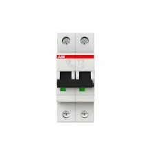 Disjoncteur modulaire 2P — 20 A — courbe C — 6/10 kA — série S202 — image 1