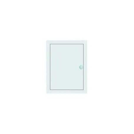 Cadre et porte pleine blanche — coffret UK500 — 1 rangée — image 1
