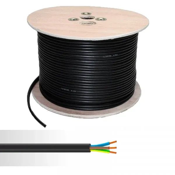 Câble rigide U‑1000 R2V 3G2,5 — couronne 50 m — image 1