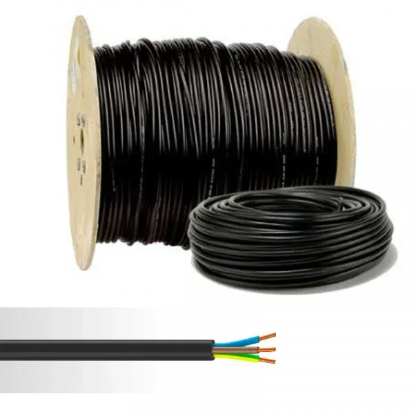 Câble rigide U‑1000 R2V 3G16 — Touret 500m — au mètre — image 1