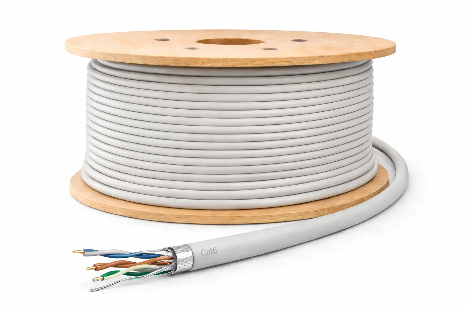 Câble réseau F/UTP Cat6A 4 paires — au mètre — image 1
